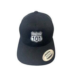 District 101 Trucker Hat Snapback Baseball Mesh Back Cap Solid Visor Hats Caps